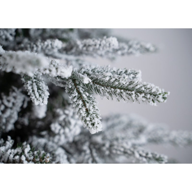 Albero di Natale innevato con tronchetto integrato Kentucky | Xone