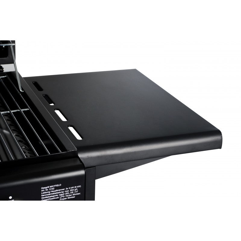 Barbecue a gas a 3 Fuochi Black X3