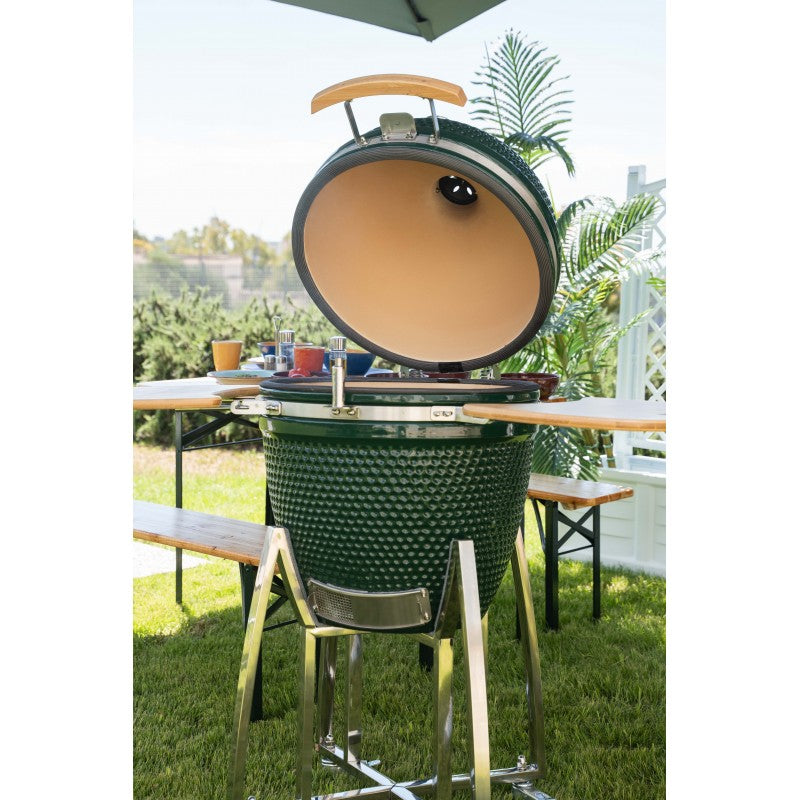 Barbecue Green Kamado By Chef Domingo Schingaro | Xone