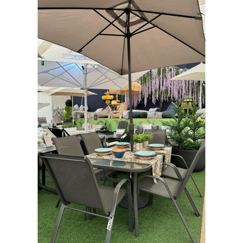 Set da giardino con ombrellone Riccione Xone